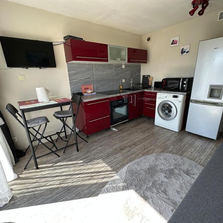 Studio avec terrasse, piscine, accès direct plage - Appartement 1 Chambre - 3