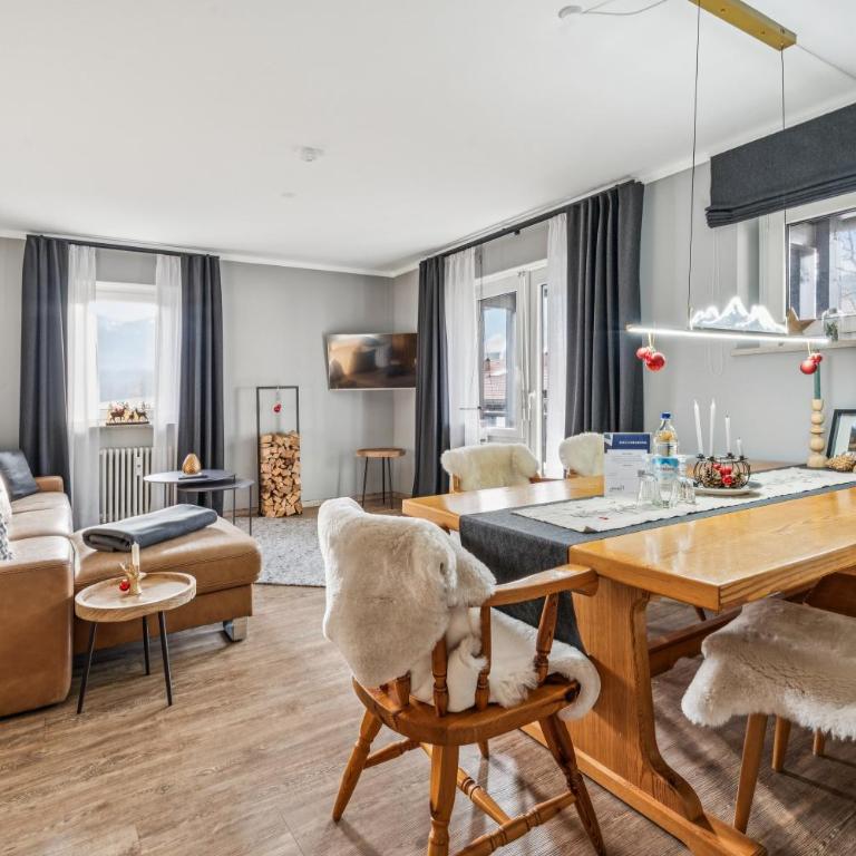 JausZeit - 2 Schlafzimmer - inkl Oberstaufen Plus - Apartment mit 2 Schlafzimmern und Bergblick - 1