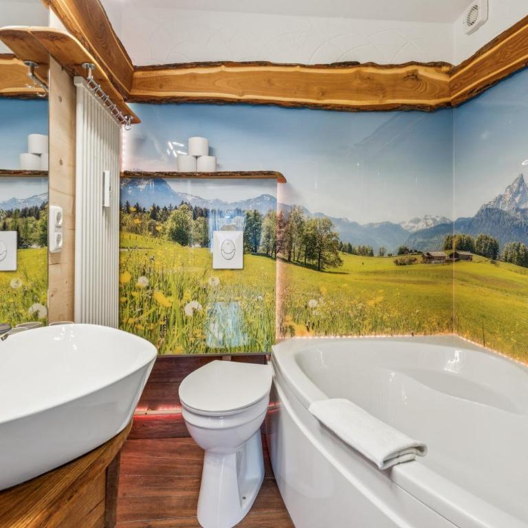 JausZeit - 2 Schlafzimmer - inkl Oberstaufen Plus - Apartment mit 2 Schlafzimmern und Bergblick - 4