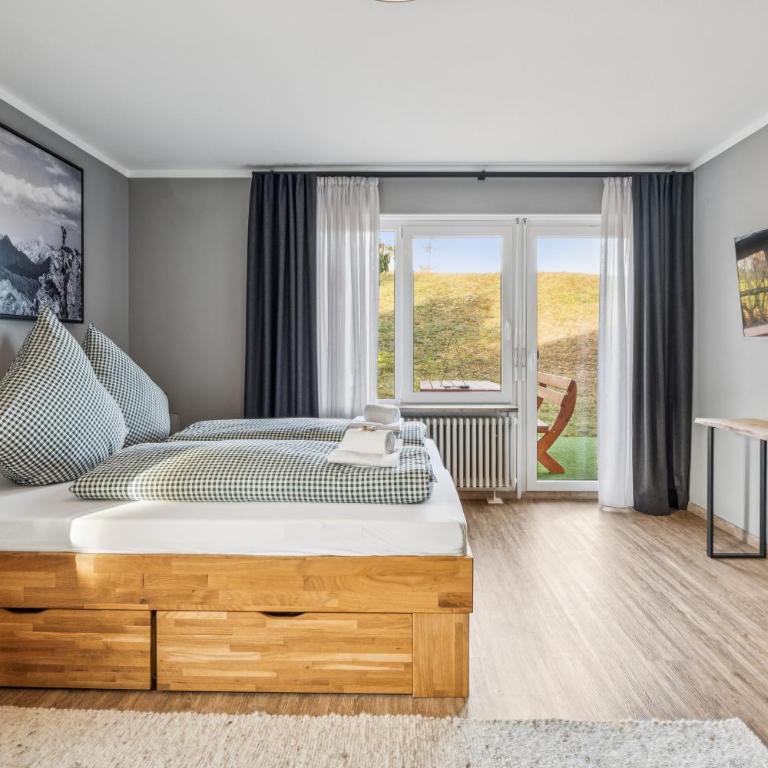 JausZeit - 2 Schlafzimmer - inkl Oberstaufen Plus - Apartment mit 2 Schlafzimmern und Bergblick - 9