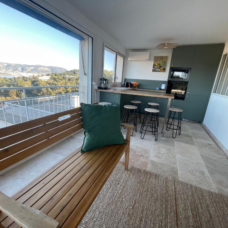 Vue mer incroyable, piscine, tennis et accès plage - 3 chambres - Apartment mit 3 Schlafzimmern und Hafenblick - 4
