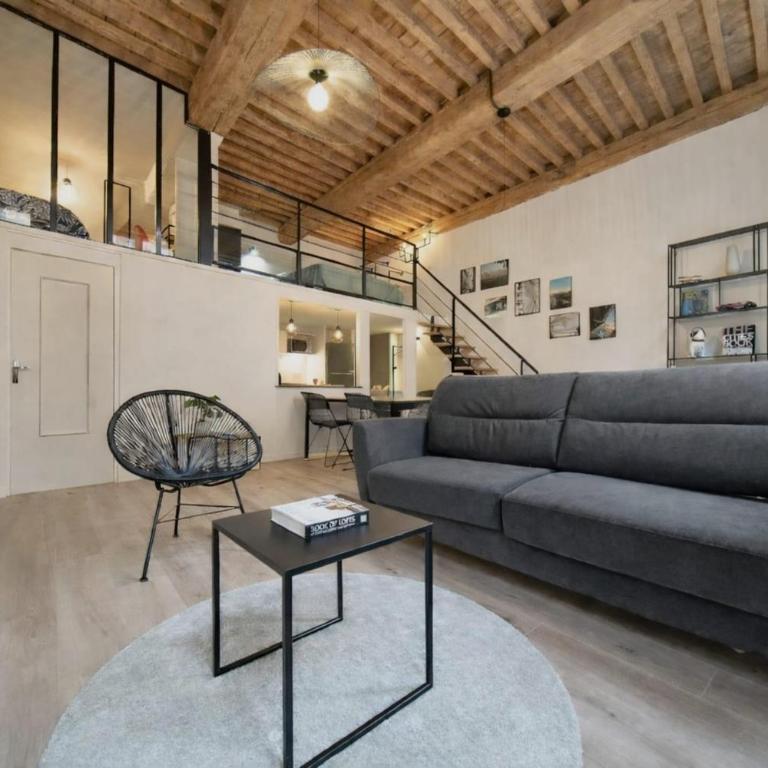 Canut apartment Lyonnais charm in Croix-Rousse - Apartment - 1