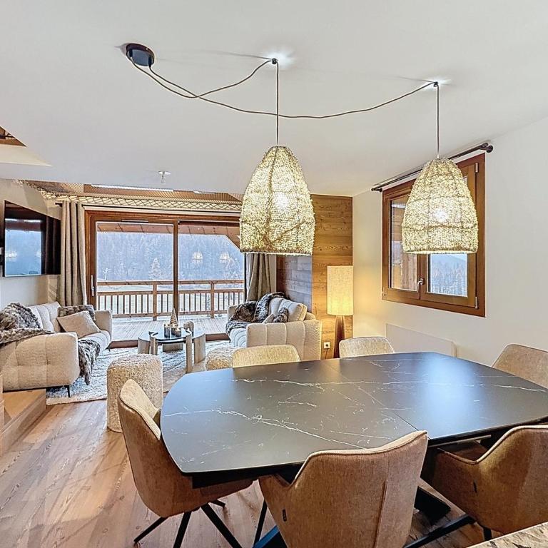 LA TANIÈRE DES OURSONS - Appartement duplex NEUF 9-10 pers vue pistes avec garages - Four-Bedroom Luxury Apartment - 3