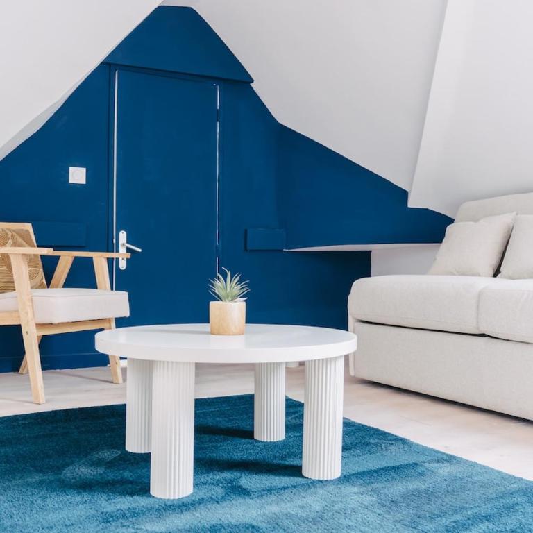 Le Bleu Urbain Logement Chic en Centre-Ville - Appartement 2 Chambres - 2
