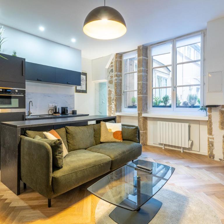Rue Mercière, Terrasse, Hypercentre, Lyon - Appartement 1 Chambre - 2