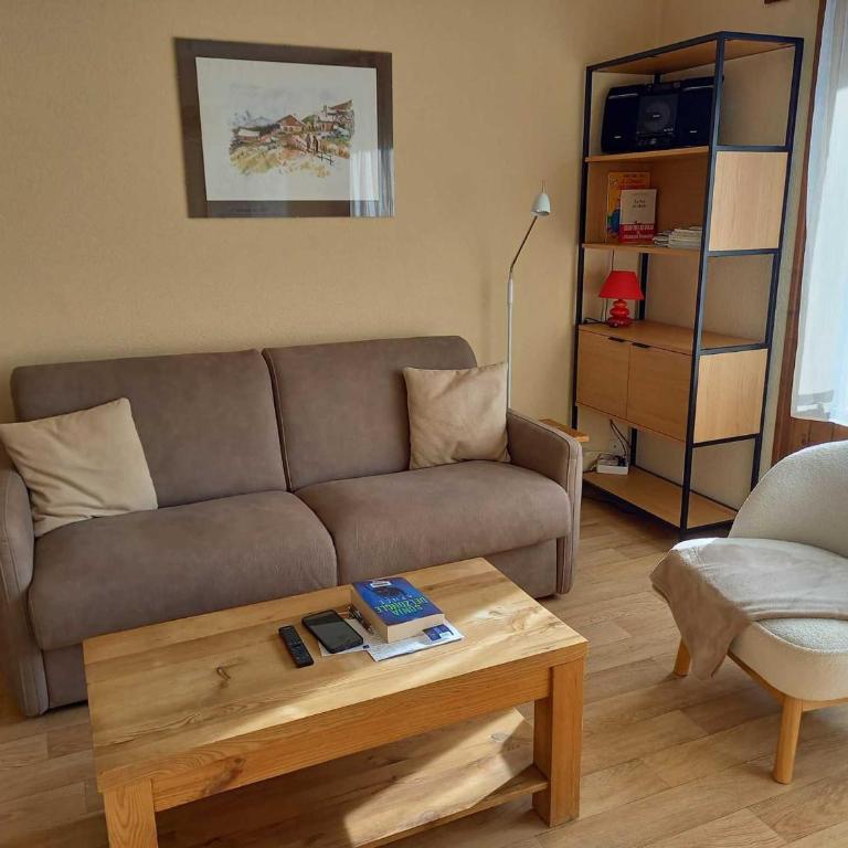 Studio cabine au centre, balcon sud, parking, proche pistes et commerces - FR-1-459-89 - Estudio - 1