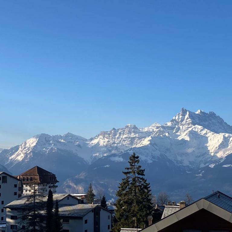 Villars - Charme et panorama - Apartment mit Blick auf die Berge - 11