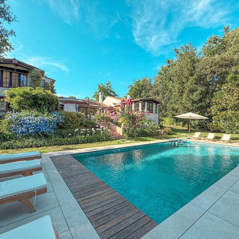 Superbe villa de 5 suites, climatisation, piscine, tennis, hauteurs de St Paul - Villa - 14