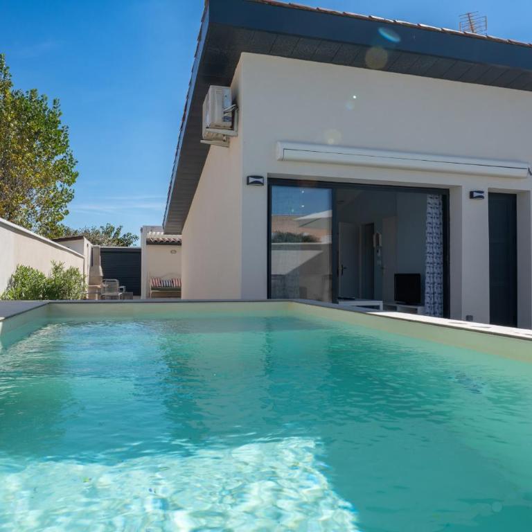 Riboleys - Villa 10 personnes avec piscine privée à 200m de la mer - Villa con 1 Camera da Letto - 1