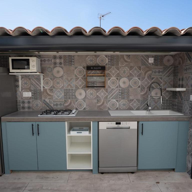 Riboleys - Villa 10 personnes avec piscine privée à 200m de la mer - Villa con 1 Camera da Letto - 27
