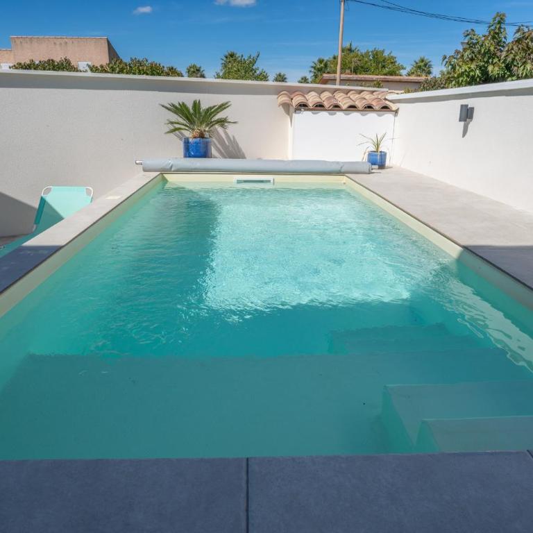 Riboleys - Villa 10 personnes avec piscine privée à 200m de la mer - Villa con 1 Camera da Letto - 33