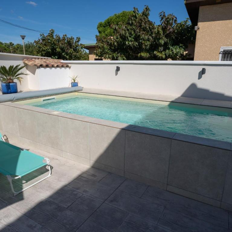Riboleys - Villa 10 personnes avec piscine privée à 200m de la mer - Villa con 1 Camera da Letto - 35