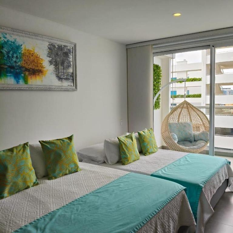 Apartamento con salida privada a la playa en Morros, Cartagena - One-Bedroom Apartment - 1