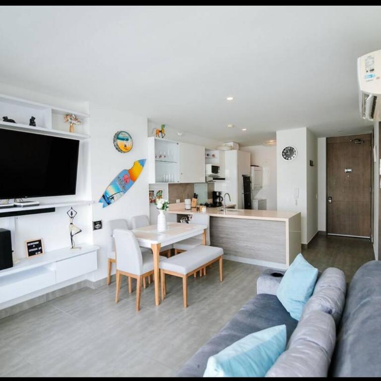 Apartamento con salida privada a la playa en Morros, Cartagena - One-Bedroom Apartment - 12
