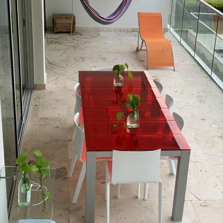 Apto con piscina y playa privada en Morros - La Boquilla - Two-Bedroom Apartment - 11
