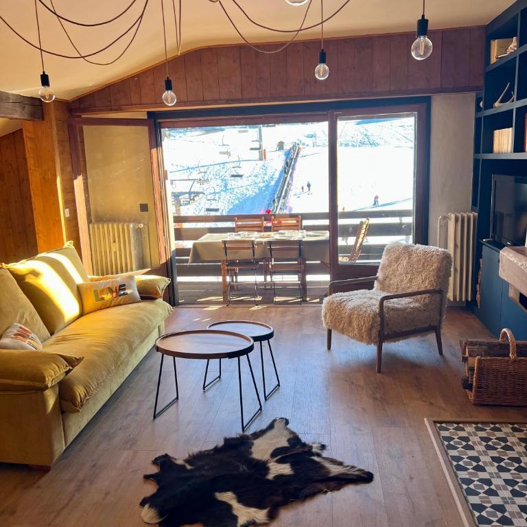 Megève 105 m2 ensoleillé rénové au pied des pistes - Appartamento con 3 Camere da Letto e Vista Montagna - 1