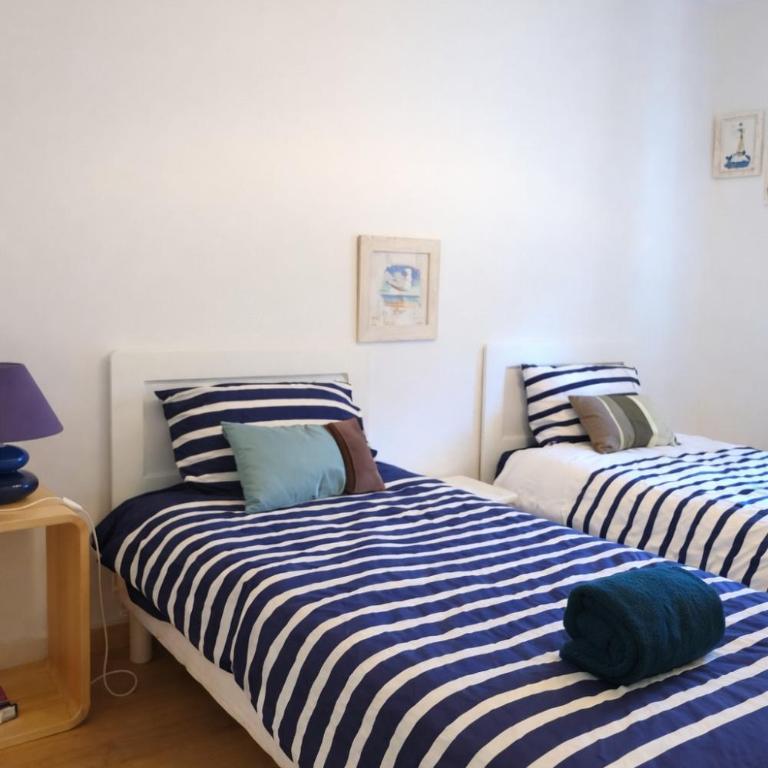 Le Jardin Fleuri, Superbe F3, Terrasse vue mer, Piscine et Tennis - Apartment mit 2 Schlafzimmern - 6