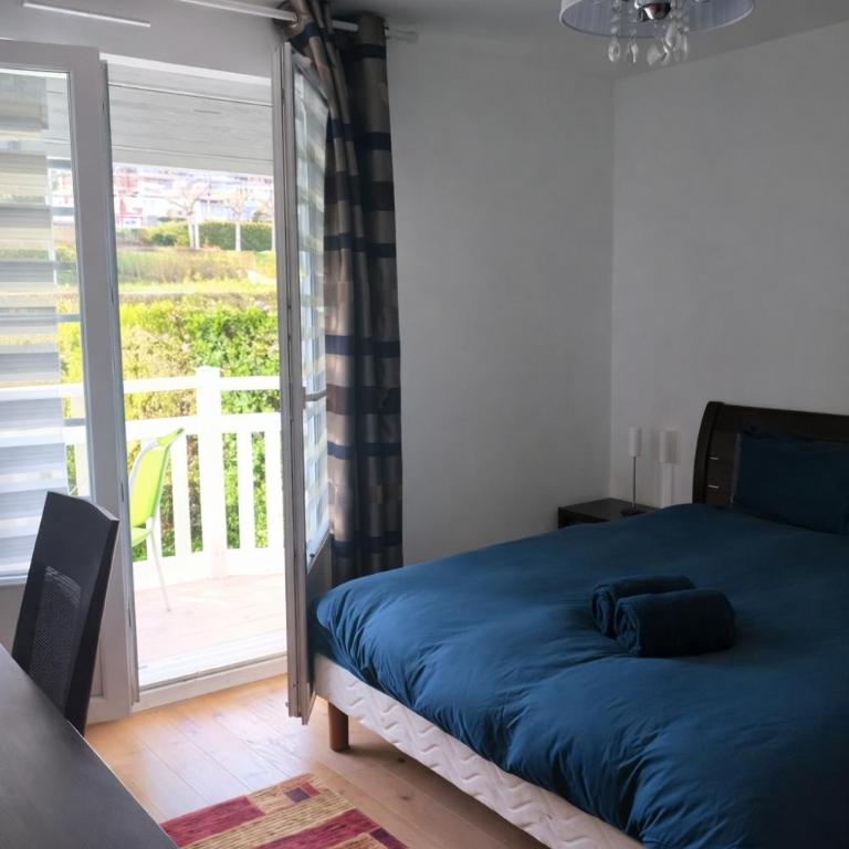Le Jardin Fleuri, Superbe F3, Terrasse vue mer, Piscine et Tennis - Apartment mit 2 Schlafzimmern - 7