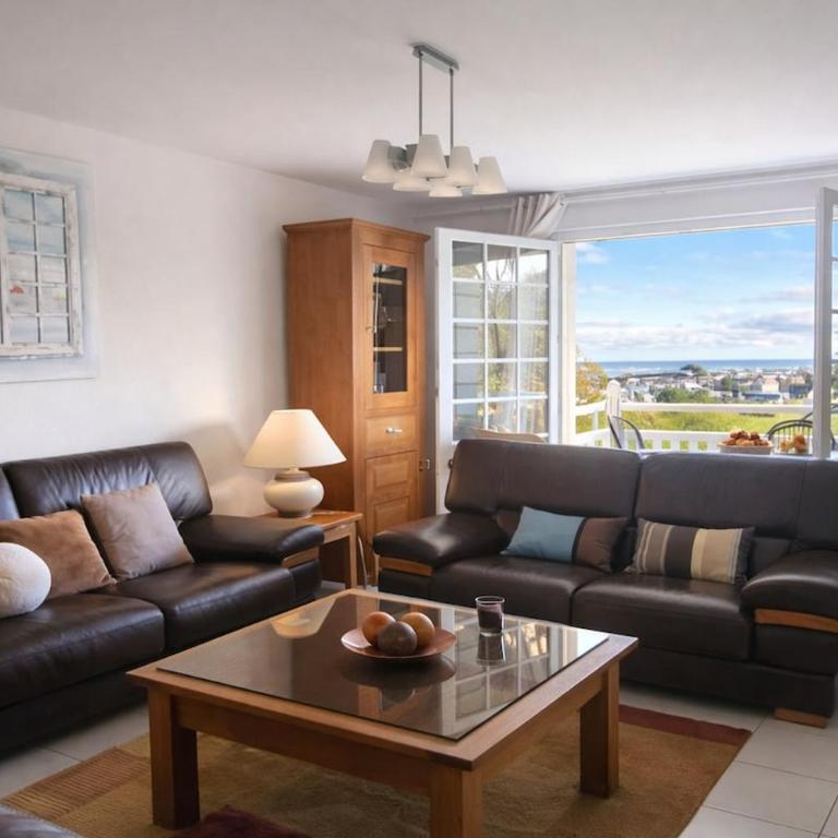 Le Jardin Fleuri, Superbe F3, Terrasse vue mer, Piscine et Tennis - Apartment mit 2 Schlafzimmern - 15