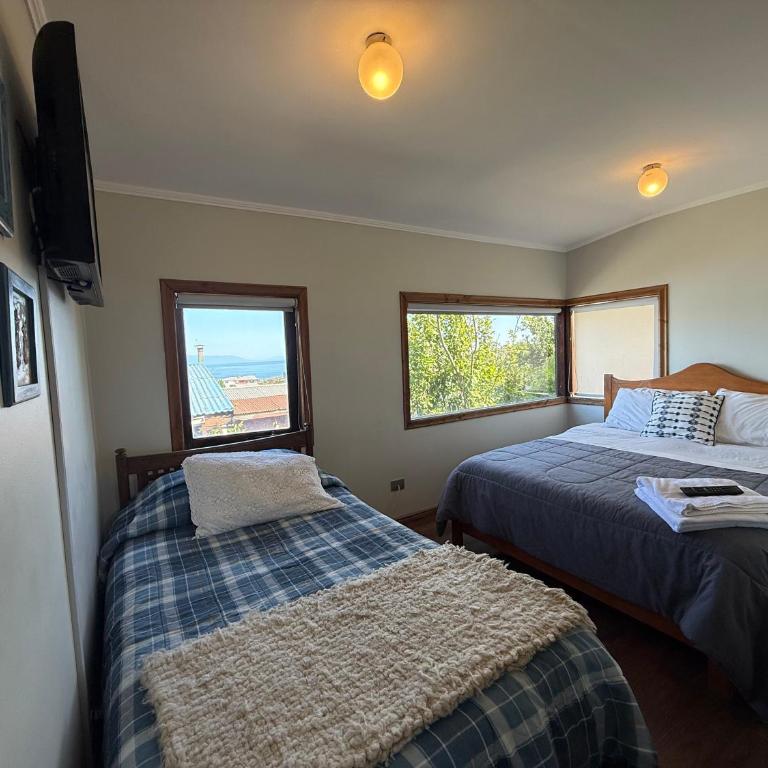 Hostal y Cabañas Mirando al Mar - Double Room with Sea View - 3