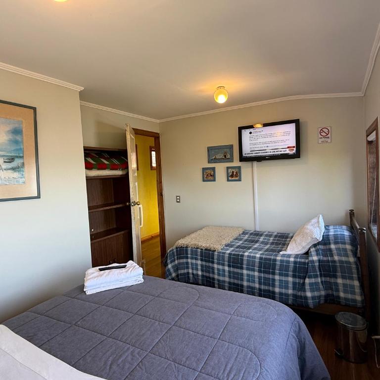 Hostal y Cabañas Mirando al Mar - Double Room with Sea View - 4