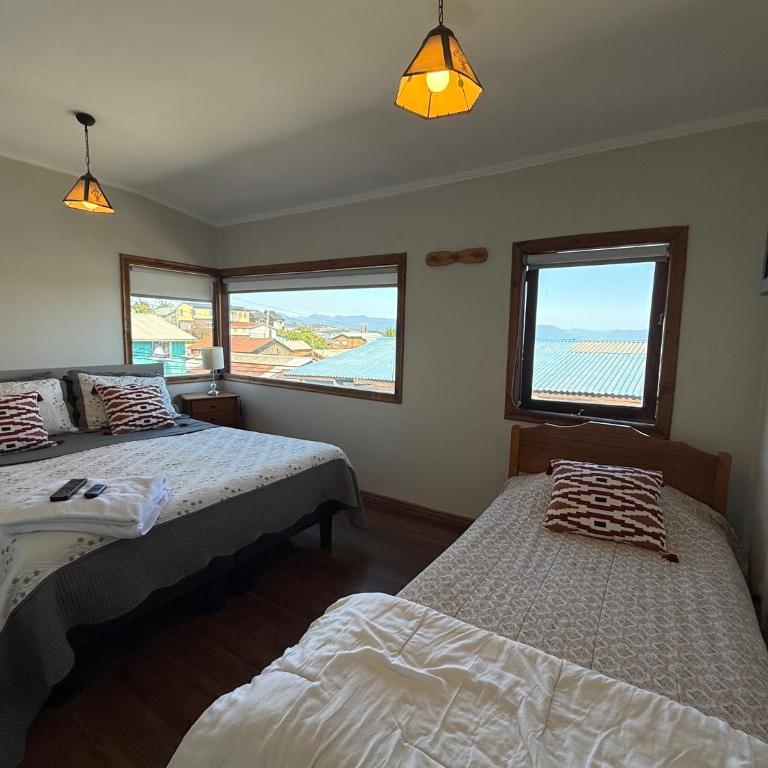Hostal y Cabañas Mirando al Mar - Family Room with Sea View - 3