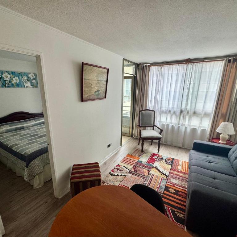 Departamento Céntrico Santiago, cama matrimonial - One-Bedroom Apartment - 2