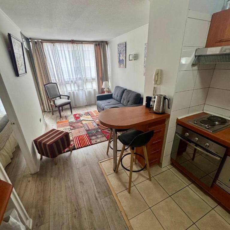 Departamento Céntrico Santiago, cama matrimonial - One-Bedroom Apartment - 7