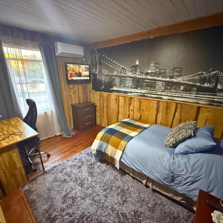 Hostal a una cuadra del Mall con desayuno incluido, aire acondicionado y estacionamiento - Habitación Individual con baño privado - 1
