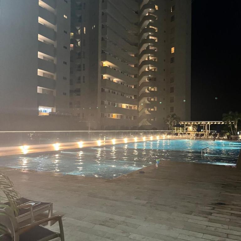 Apartaestudio con hotel y playa - One-Bedroom Apartment - 31