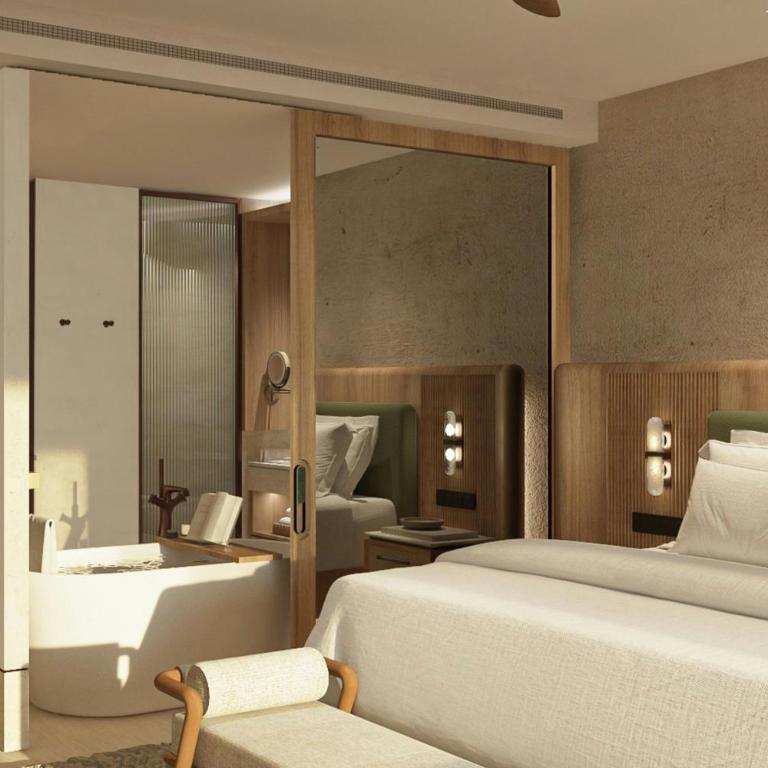 The St Regis Costa Mujeres Resort, Cancun - Deluxe King Room with Ocean View and Terrace - 2