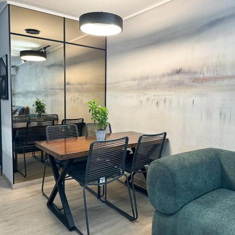 Moderno estudio con aire acondicionado y estacionamiento - One-Bedroom Apartment - 6