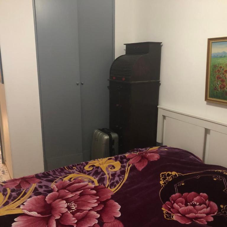 Guest house 40 m2 pour 1,2,3 personnes-Rez de Chaussée sur Rue et Patio-Séjour,Cuisine,SDB,Chambre avec Lit double-2 canapés lit japonais et matelas gonflable-Entrée côté Rue Berzélius-4 m du Métro Brochant lig13- Bus 31,54,74 ers sites touristiques - Appartement 1 Chambre - 18