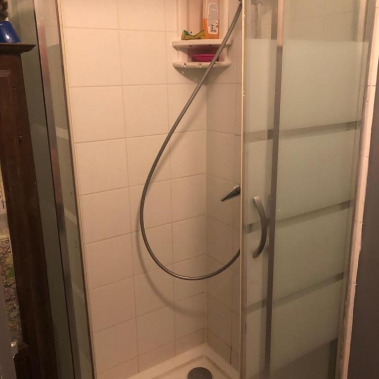 Guest house 40 m2 pour 1,2,3 personnes-Rez de Chaussée sur Rue et Patio-Séjour,Cuisine,SDB,Chambre avec Lit double-2 canapés lit japonais et matelas gonflable-Entrée côté Rue Berzélius-4 m du Métro Brochant lig13- Bus 31,54,74 ers sites touristiques - Appartement 1 Chambre - 22