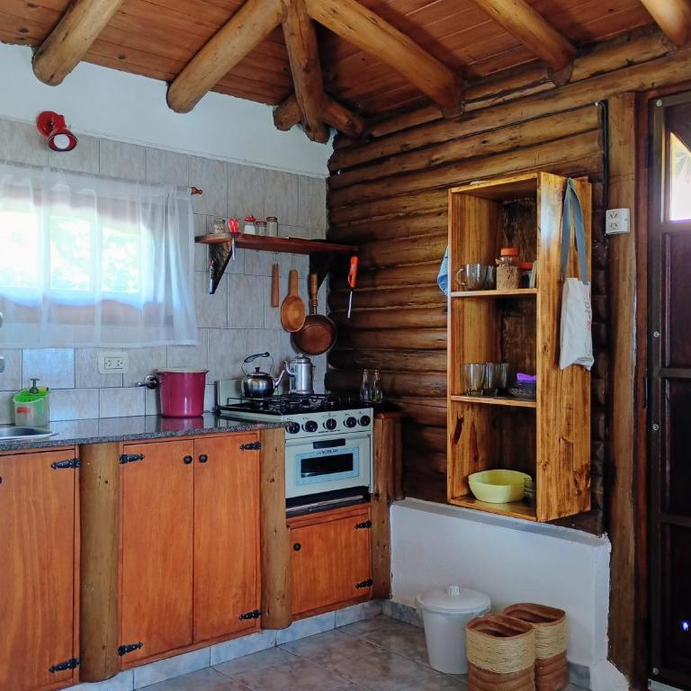 Cabaña de troncos en Nono, Córdoba - One-Bedroom Chalet - 6