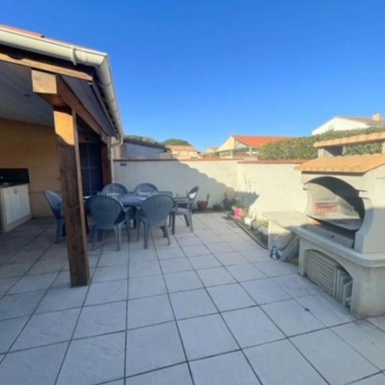 Charmante maison climatisée avec terrasse, parking privé à 600m de la plage, pour 6 personnes - FR-1-529-46 - Ferienhaus - 7