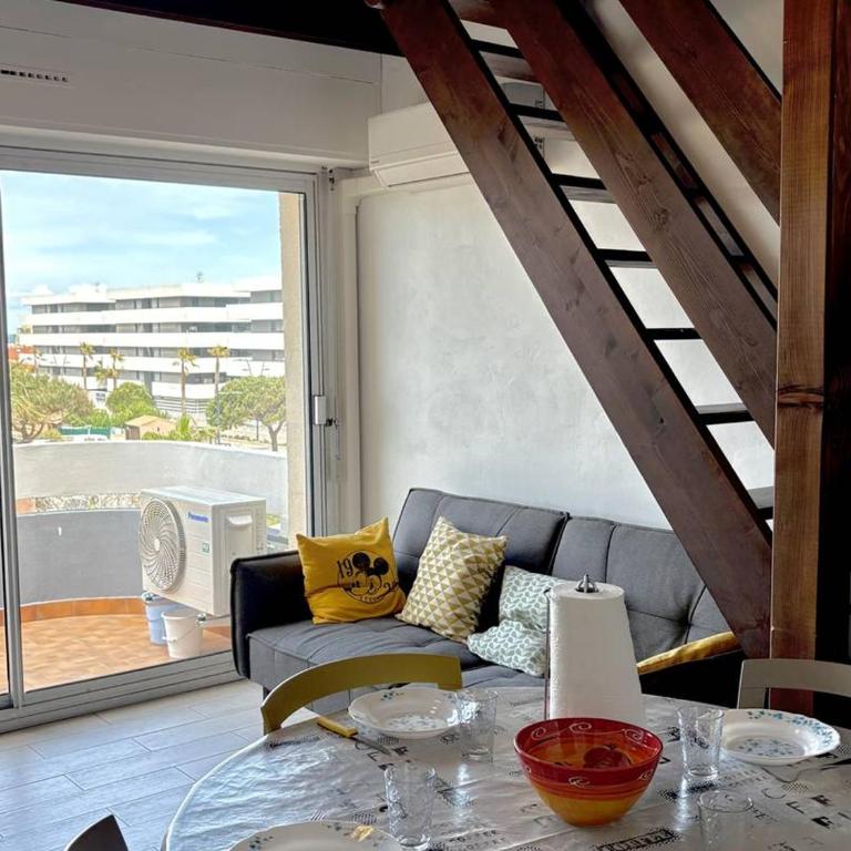 Appartement T3, à 50m de la plage avec terrasse, parking et ascenseur - Le Barcarès - FR-1-529-181 - Appartamento - 2