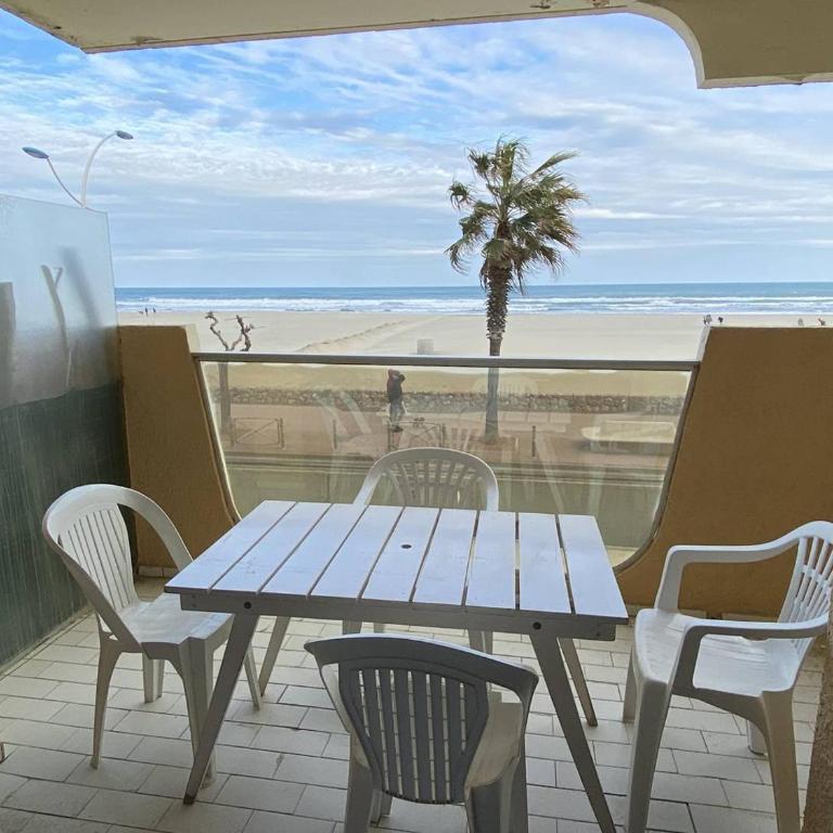 T2 traversant moderne à Canet Plage - 4 pers, loggia vue mer - FR-1-696-118 - Appartement - 6