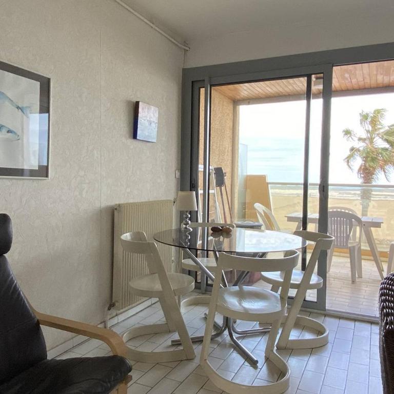T2 traversant moderne à Canet Plage - 4 pers, loggia vue mer - FR-1-696-118 - Appartement - 7