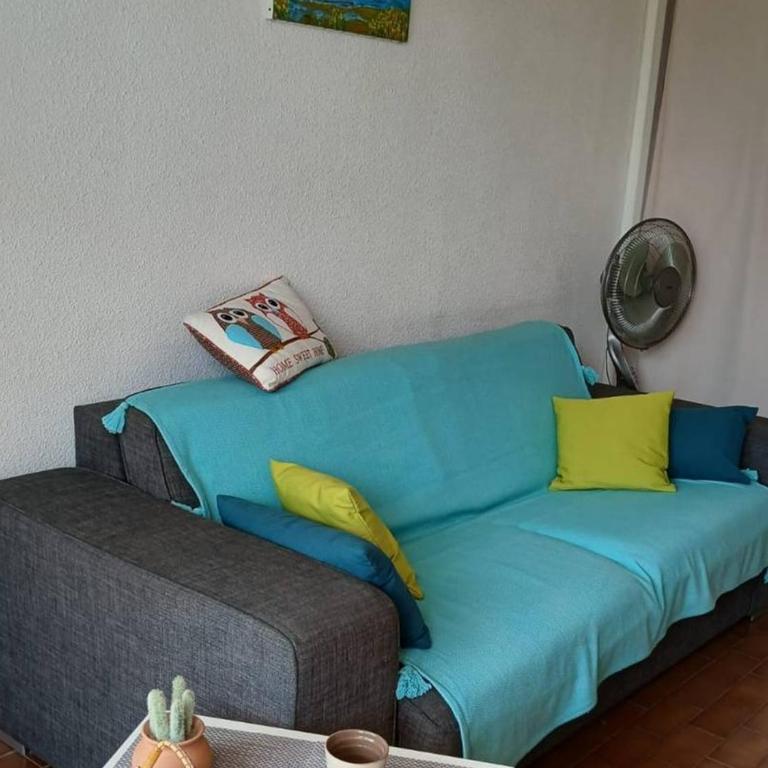 Studio Cabine Canet Plage pour 4 – Ascenseur, Vue Marina - FR-1-696-89 - Estudio - 2