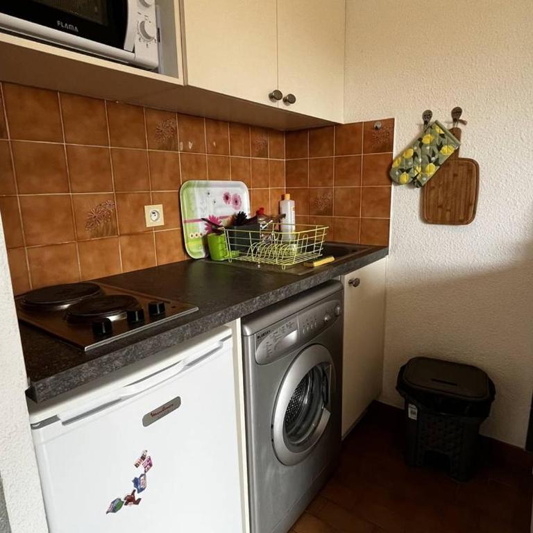 Studio Cabine Canet Plage pour 4 – Ascenseur, Vue Marina - FR-1-696-89 - Estudio - 6