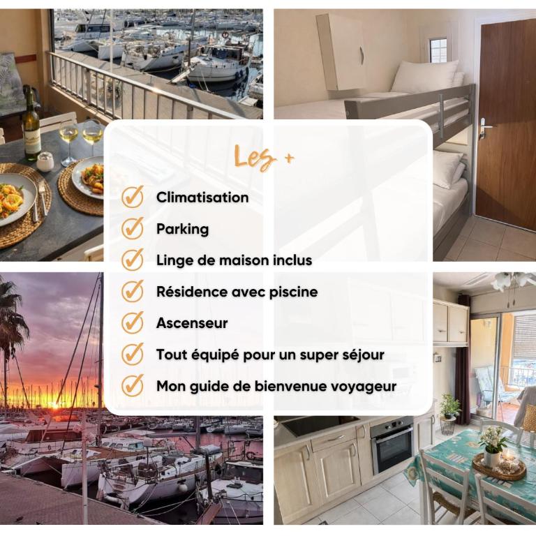 NOUVEAU "La Grande voile" CLIM PISCINE PARKING - Apartment with Sea View - 3