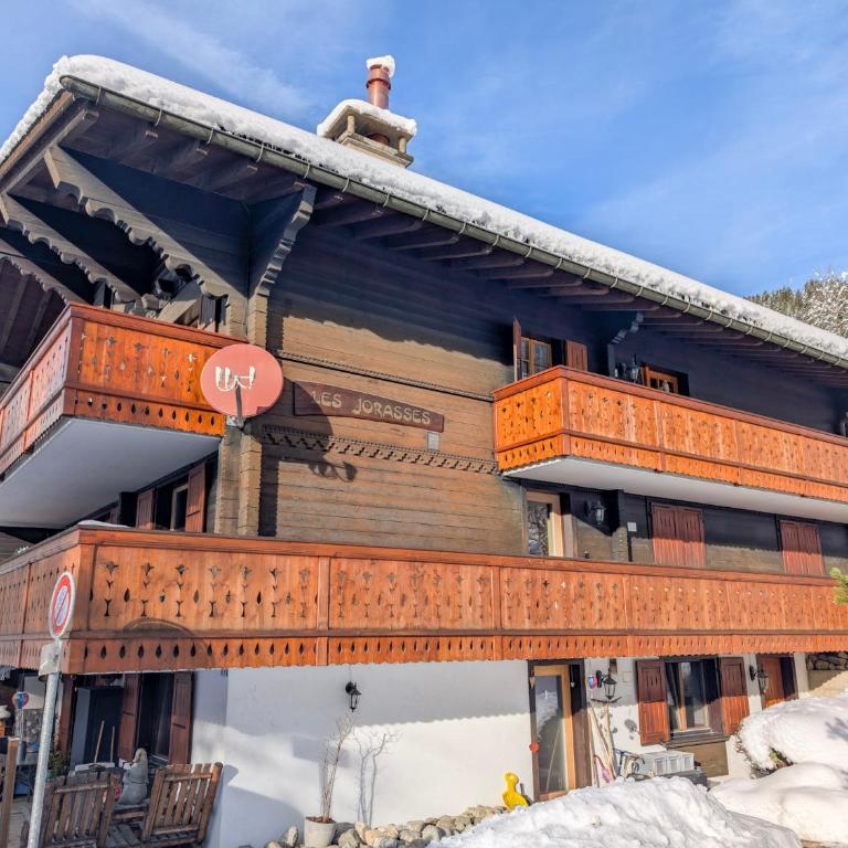 Grand duplex, charme, cheminée & balcon Diablerets - Apartment mit 4 Schlafzimmern - 35