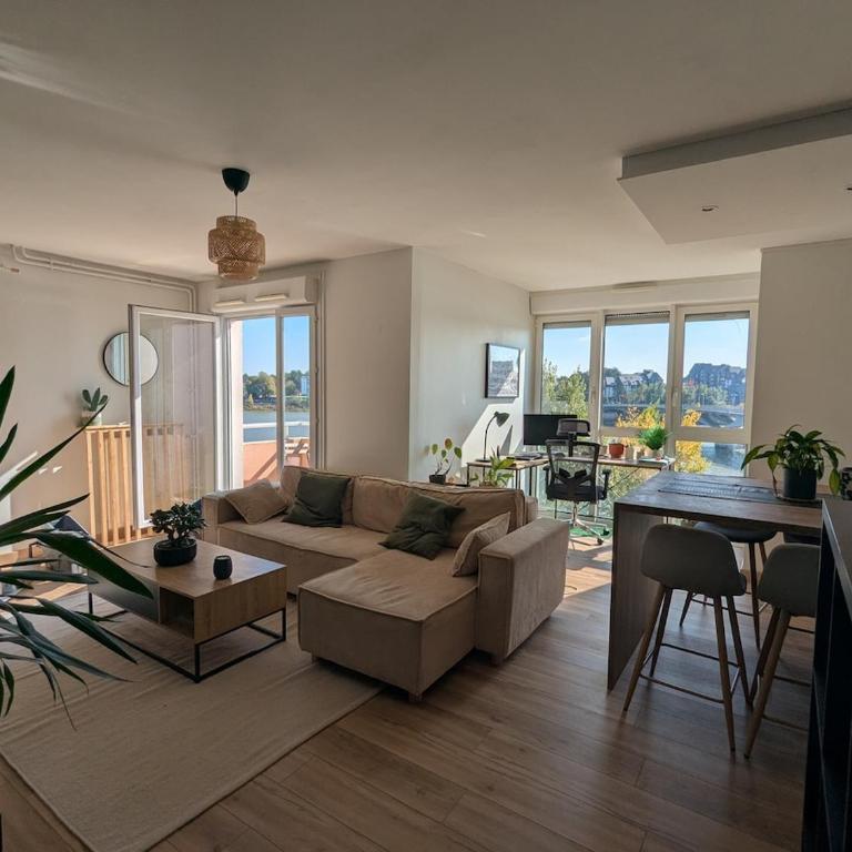 T2 avec une superbe vue sur la Loire - parking - Appartement 2 Chambres - 3