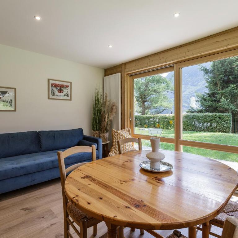 KV - Moderne 2CH Vue MtBlanc Terrasse Brevent 3mn - Apartment - 6