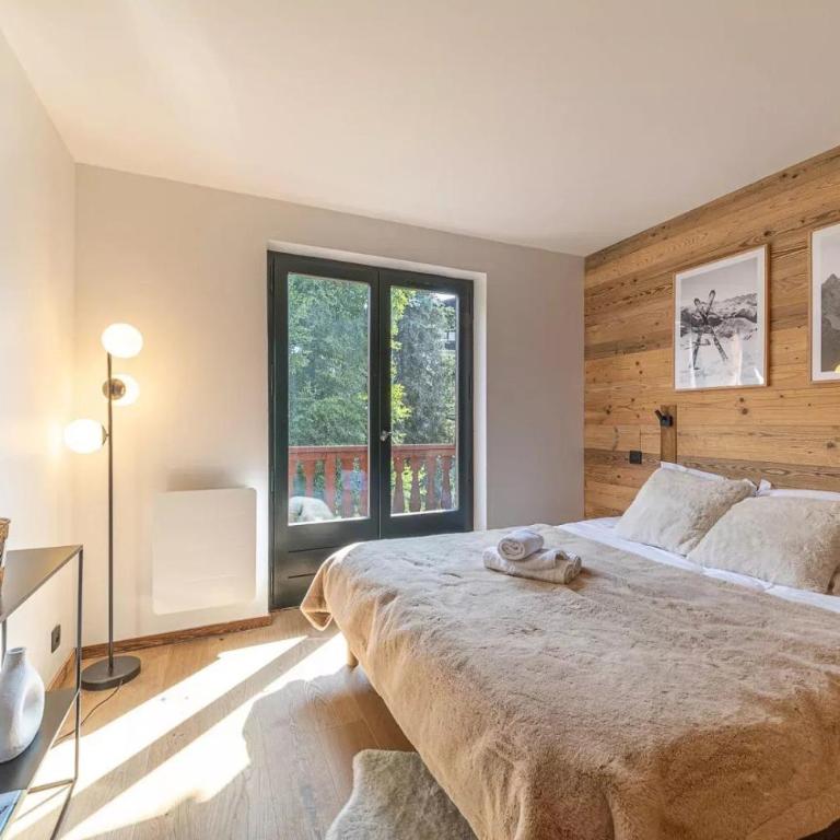 Lara Megeve Jaillet proche du village Parking - Two-Bedroom Apartment with Balcony - 3