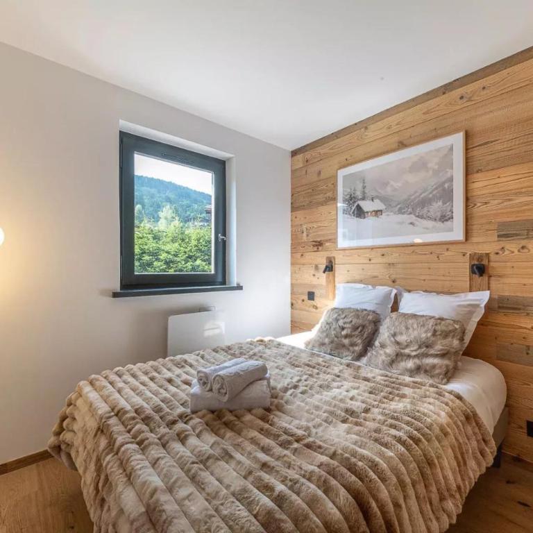 Lara Megeve Jaillet proche du village Parking - Two-Bedroom Apartment with Balcony - 4