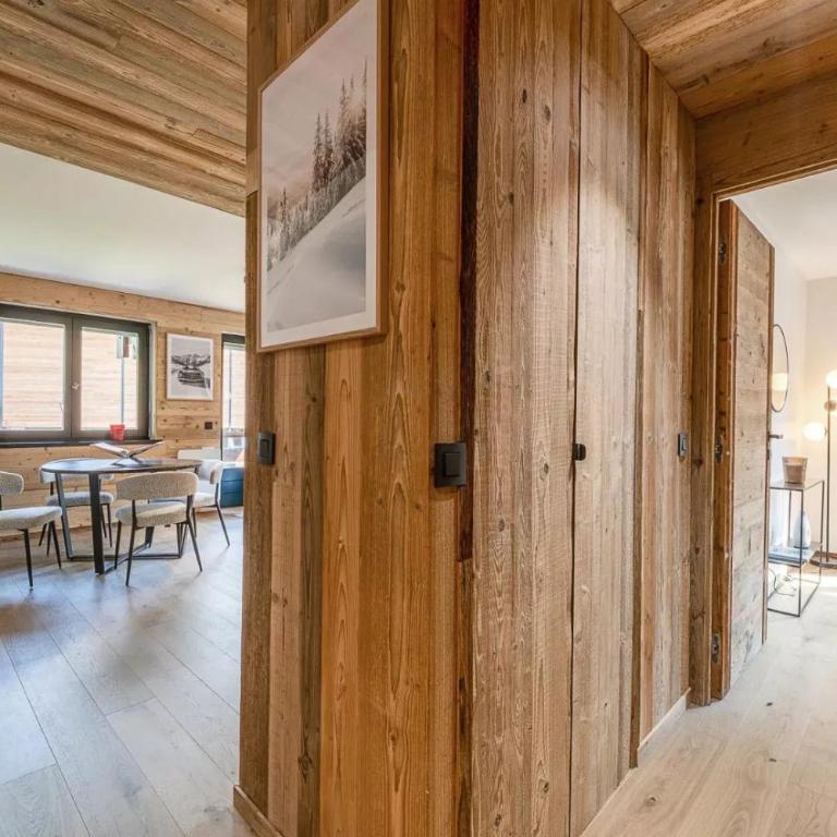 Lara Megeve Jaillet proche du village Parking - Two-Bedroom Apartment with Balcony - 5