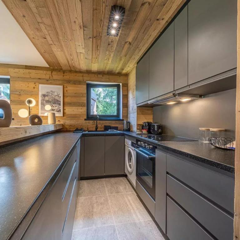 Lara Megeve Jaillet proche du village Parking - Two-Bedroom Apartment with Balcony - 6