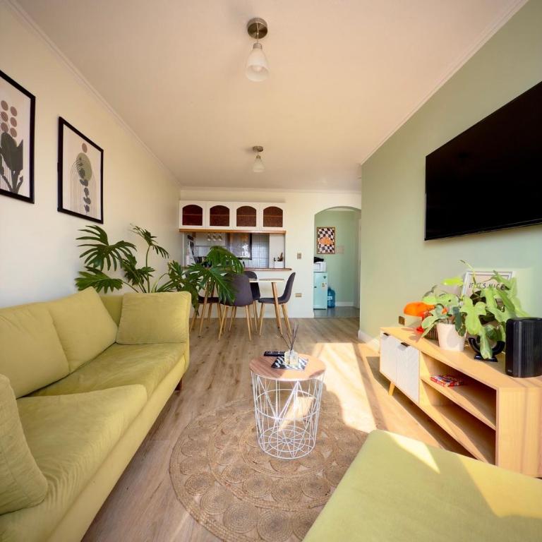 Acogedor departamento sector sur con vista al mar - One-Bedroom Apartment - 1